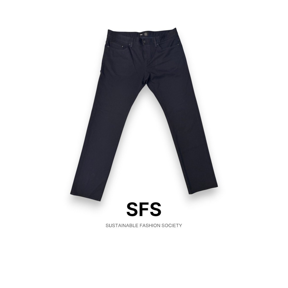 BOSS Hugo Boss Delaware3 Tech Stretch Slim Fit Pants Navy 36x32 Chino - Picture 3 of 10
